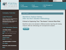 Tablet Screenshot of kalotay.com
